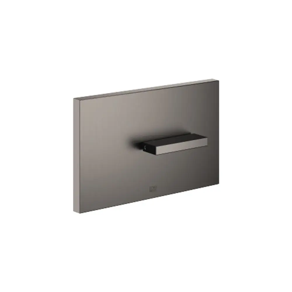 DORNBRACHT Abdeckplatte für WC-UP-Spülkasten der Firma TeCe SERIENNEUTRAL 12660979 Dark Platinum gebürstet, 12660979-99 Galeriebild 1